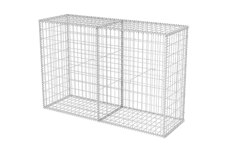 Gabionkurv galvanisert stål 150x50x100 cm - Hus & oppussing - Innsynsbeskyttelse & innhegning - Mur
