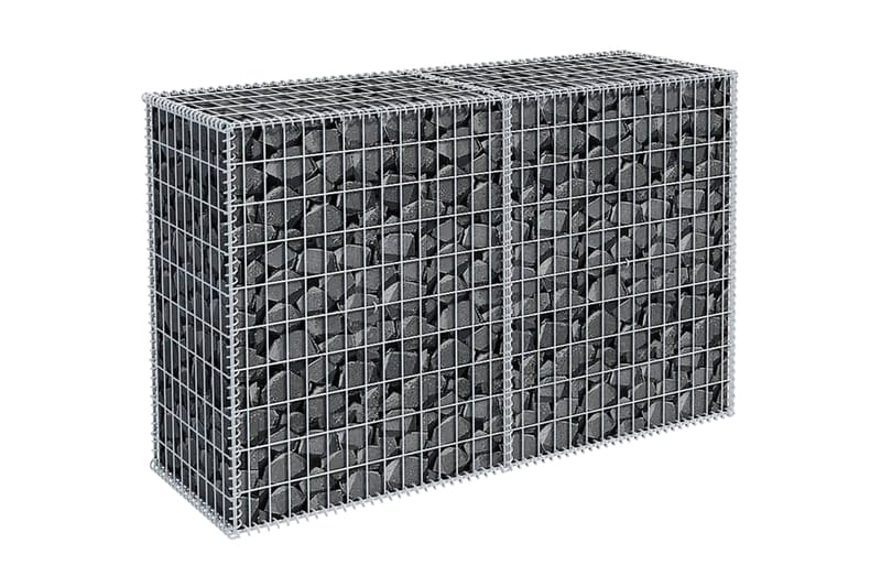 Gabionkurv galvanisert stål 150x50x100 cm - Hus & oppussing - Innsynsbeskyttelse & innhegning - Mur