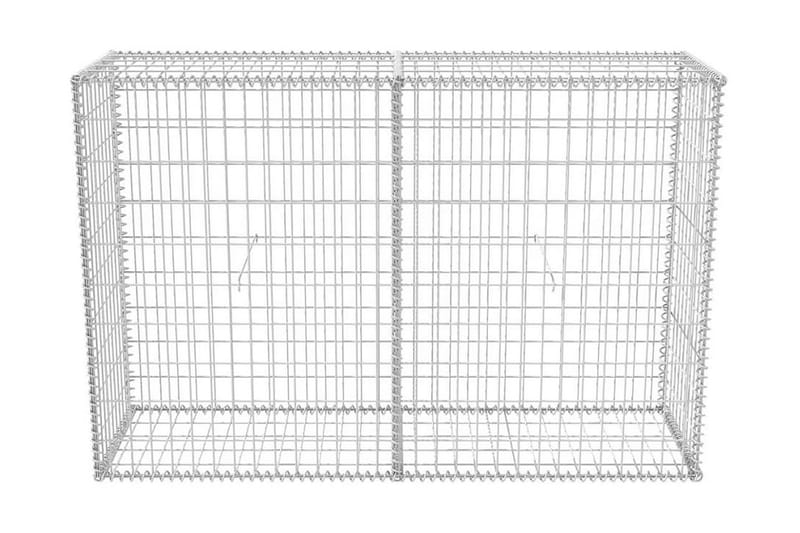 Gabionkurv galvanisert stål 150x50x100 cm - Hus & oppussing - Innsynsbeskyttelse & innhegning - Mur