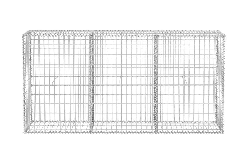 Gabionkurv galvanisert stål 200x30x100 cm - Hus & oppussing - Innsynsbeskyttelse & innhegning - Mur