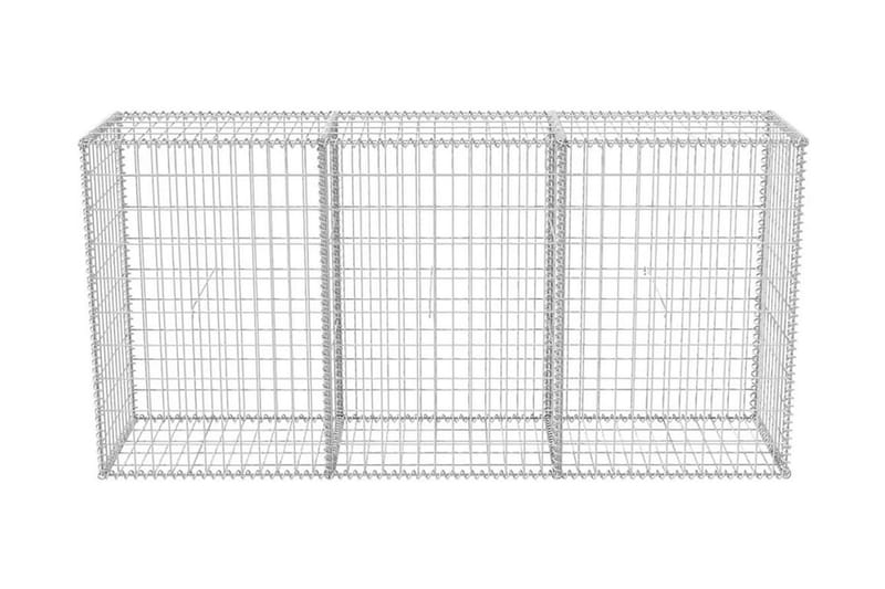 Gabionkurv galvanisert stål 200x50x100 cm - Hus & oppussing - Innsynsbeskyttelse & innhegning - Mur