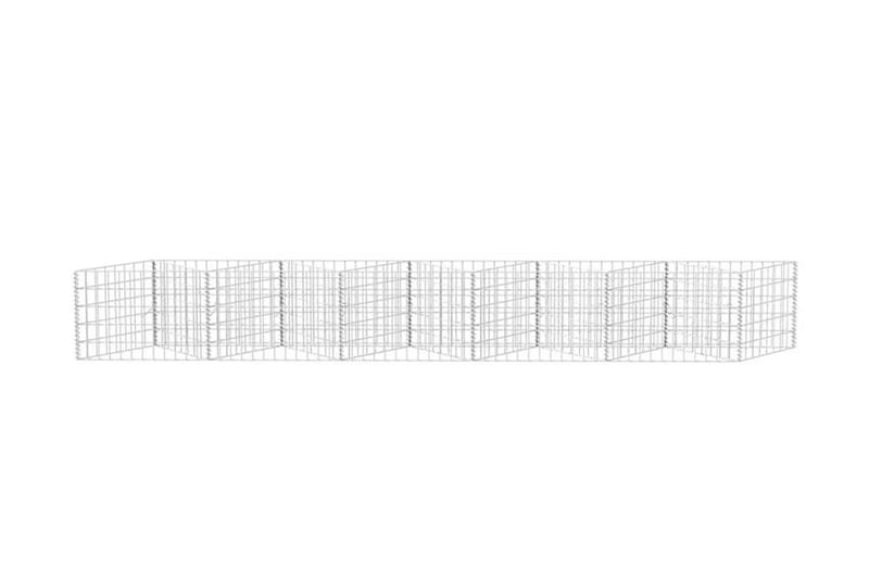 Gabionkurv galvanisert stål 300x30x50 cm - Hus & oppussing - Innsynsbeskyttelse & innhegning - Mur