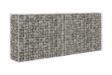 Gabionkurv galvanisert stål 85x30x200 cm - Hus & oppussing - Innsynsbeskyttelse & innhegning - Mur
