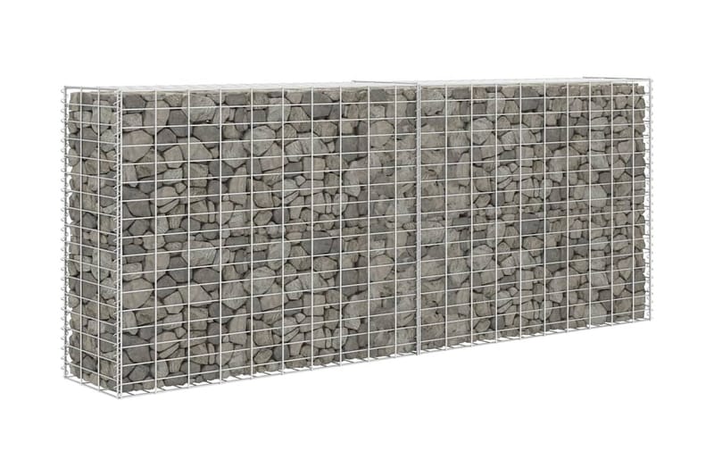 Gabionkurv galvanisert stål 85x30x200 cm - Hus & oppussing - Innsynsbeskyttelse & innhegning - Mur
