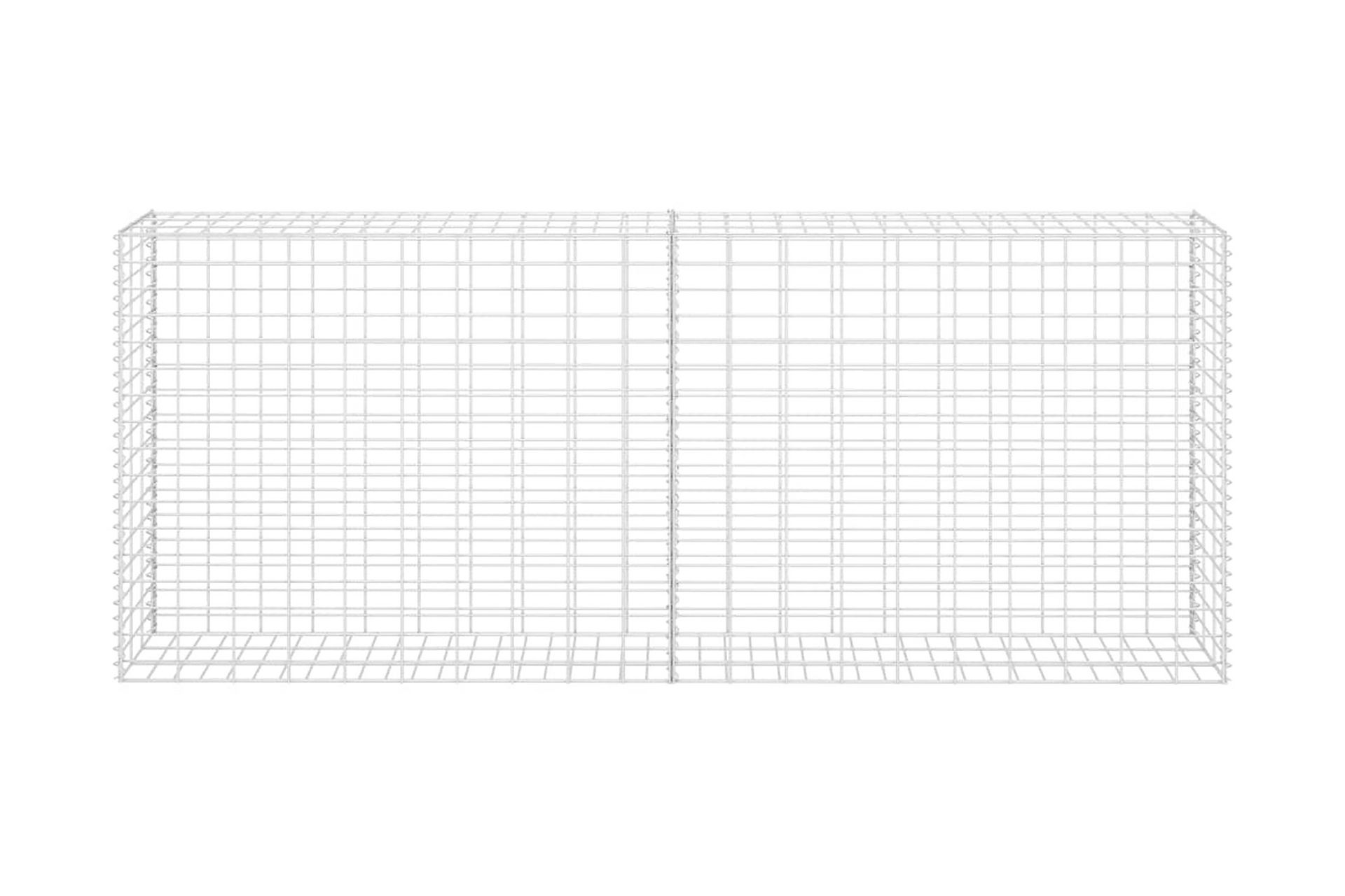 Gabionkurv galvanisert stål 85x30x200 cm - Hus & oppussing - Innsynsbeskyttelse & innhegning - Mur