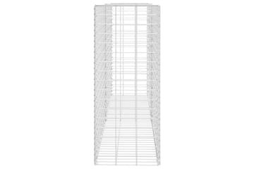 Gabionkurv galvanisert stål 85x30x200 cm - Hus & oppussing - Innsynsbeskyttelse & innhegning - Mur