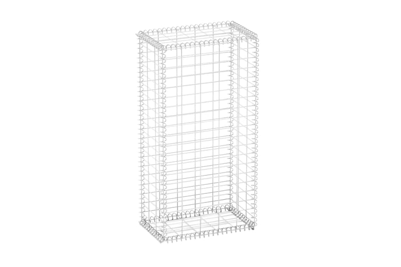 Gabionkurv med lokk galvanisert tråd 100 x 50 x 30 cm - Hus & oppussing - Innsynsbeskyttelse & innhegning - Mur