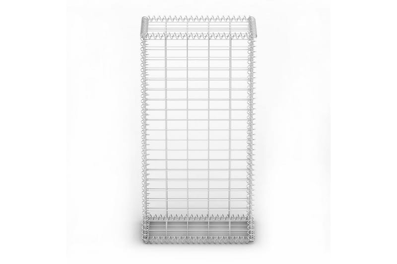 Gabionkurv med lokk galvanisert tråd 100 x 50 x 30 cm - Hus & oppussing - Innsynsbeskyttelse & innhegning - Mur