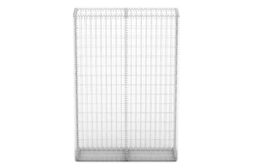Gabionkurv med lokk galvanisert tråd 150 x 100 x 30 cm - Hus & oppussing - Innsynsbeskyttelse & innhegning - Mur
