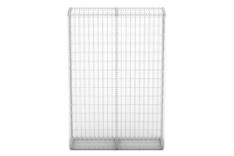 Gabionkurv med lokk galvanisert tråd 150 x 100 x 30 cm - Hus & oppussing - Innsynsbeskyttelse & innhegning - Mur