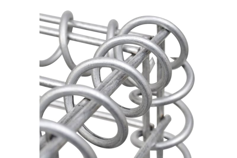 Gabionstolpe 50x50x100 cm jern - Silver - Hus & oppussing - Innsynsbeskyttelse & innhegning - Mur