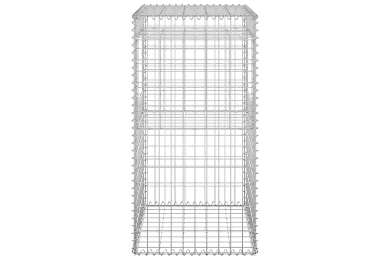Gabionstolpe 50x50x100 cm jern - Silver - Hus & oppussing - Innsynsbeskyttelse & innhegning - Mur