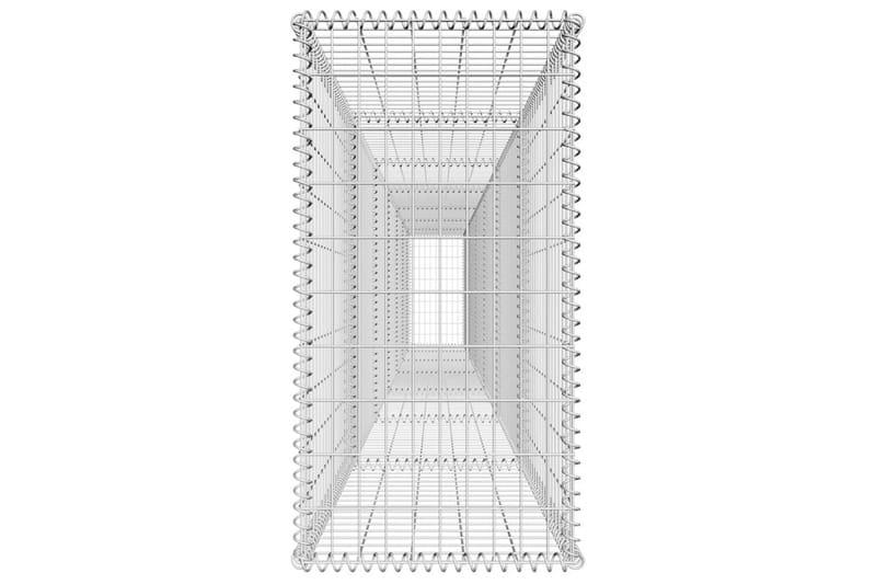 Gabionvegg med deksel galvanisert stål 600x50x100 cm - Hus & oppussing - Innsynsbeskyttelse & innhegning - Mur