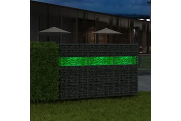 Grønne gabionsteiner glass 60-120 mm 25 kg - Hus & oppussing - Innsynsbeskyttelse & innhegning - Mur