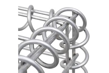 Spiraler til gabion 24 stk galvanisert stål 100 cm - Silver - Hus & oppussing - Innsynsbeskyttelse & innhegning - Mur