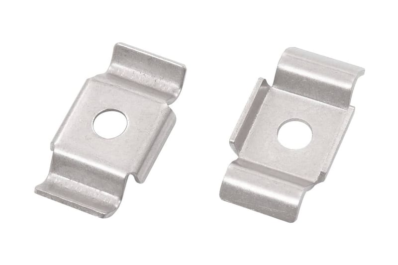Gjerdeklemmer butterfly 50 stk rustfritt stål - Silver - Hus & oppussing - Innsynsbeskyttelse & innhegning - Nettinggjerde