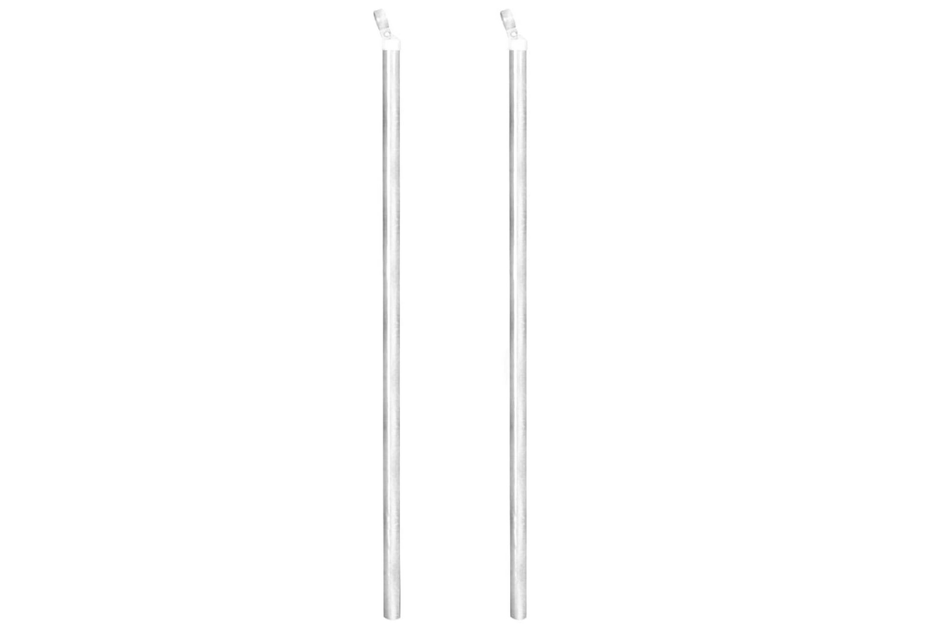 Kjedegjerde med stolpepigger galvanisert stål 25x0,8 m - Hus & oppussing - Innsynsbeskyttelse & innhegning - Nettinggjerde