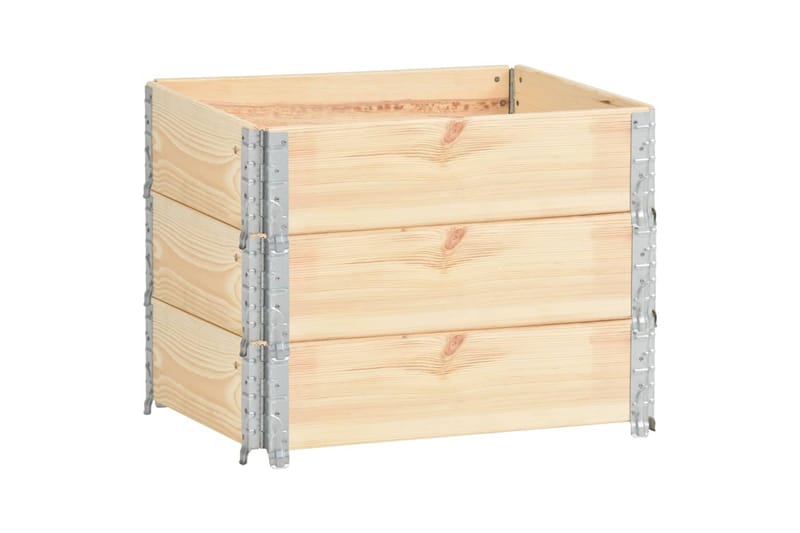 Pallekarmer 3 stk 60x80 cm heltre furu - Hus & oppussing - Innsynsbeskyttelse & innhegning - Port