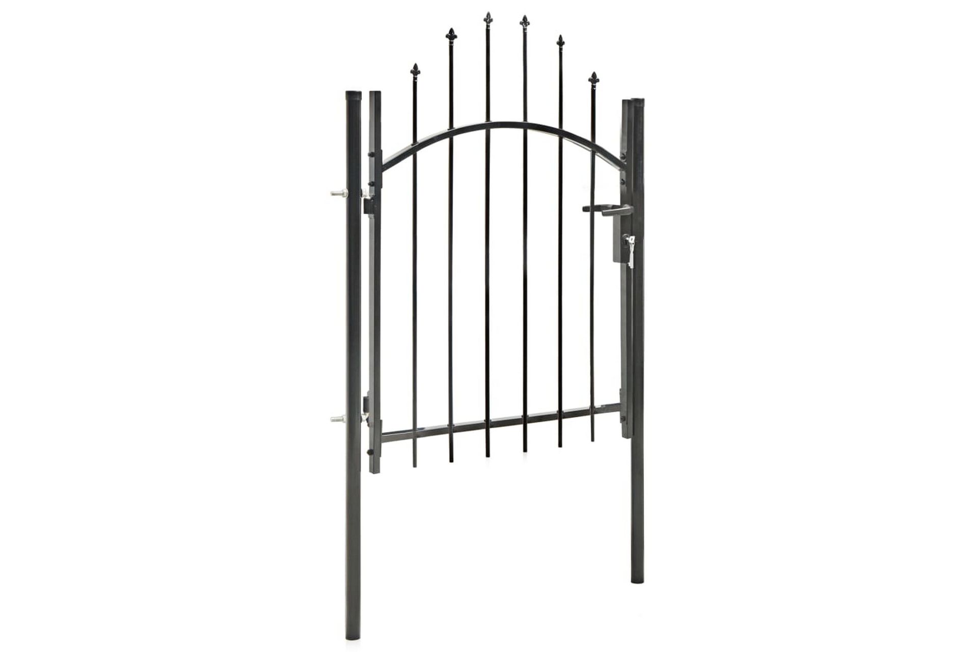 Hagegjerde stål 1x1,5 m svart - Hus & oppussing - Innsynsbeskyttelse & innhegning - Port