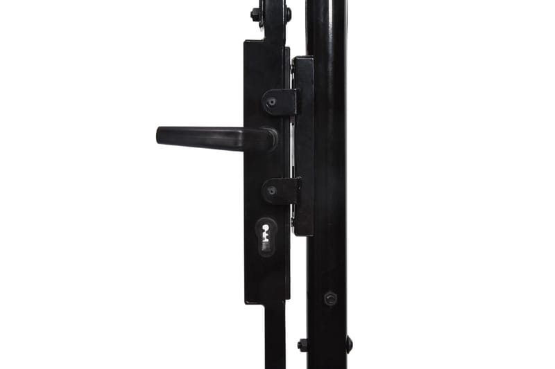 Hagegjerde stål 2x4 m svart - Hus & oppussing - Innsynsbeskyttelse & innhegning - Port