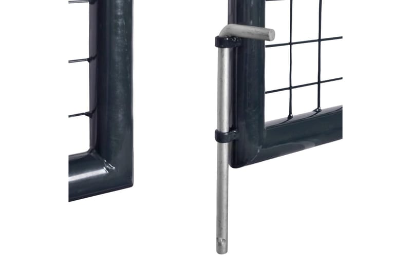 Hageport netting galvanisert stål 289x100 cm grå - Smijernsport & jernport - Grind utendørs