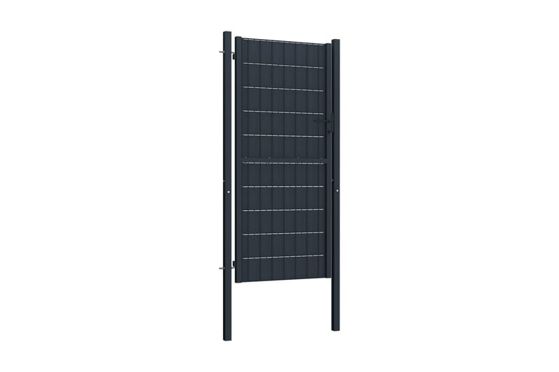 Hageport stål 100x124 cm antrasitt - Hus & oppussing - Innsynsbeskyttelse & innhegning - Port
