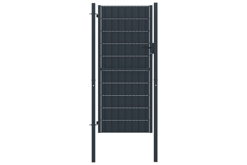 Hageport stål 100x124 cm antrasitt - Hus & oppussing - Innsynsbeskyttelse & innhegning - Port