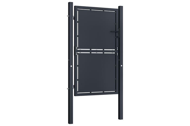 Hageport stål 100x175 cm antrasitt - Hus & oppussing - Innsynsbeskyttelse & innhegning - Port