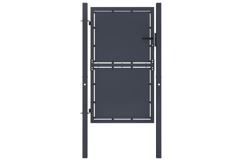Hageport stål 100x175 cm antrasitt - Hus & oppussing - Innsynsbeskyttelse & innhegning - Port