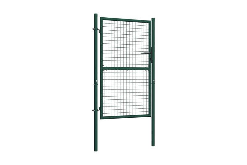 Hageport stål 100x200 cm grønn - Hus & oppussing - Innsynsbeskyttelse & innhegning - Port