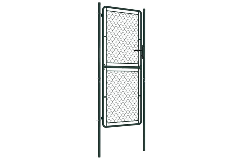 Hageport stål 100x200 cm grønn - Hus & oppussing - Innsynsbeskyttelse & innhegning - Port