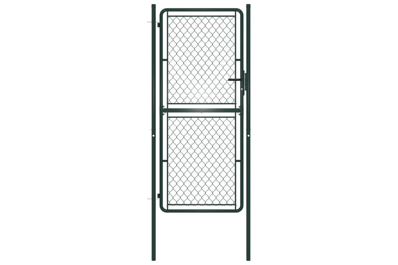 Hageport stål 100x200 cm grønn - Hus & oppussing - Innsynsbeskyttelse & innhegning - Port