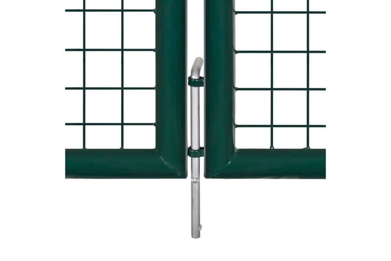 Hageport stål 306x175 cm grønn - Hus & oppussing - Innsynsbeskyttelse & innhegning - Port