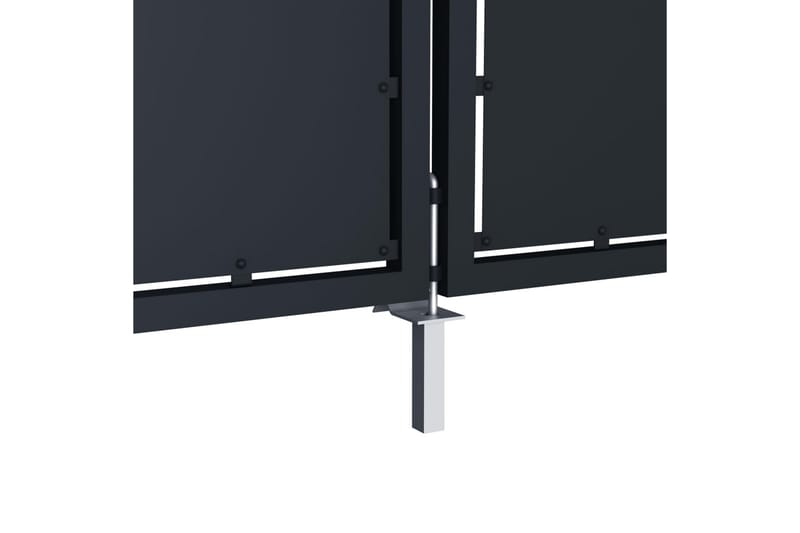 Hageport stål 350x150 cm antrasitt - Hus & oppussing - Innsynsbeskyttelse & innhegning - Port