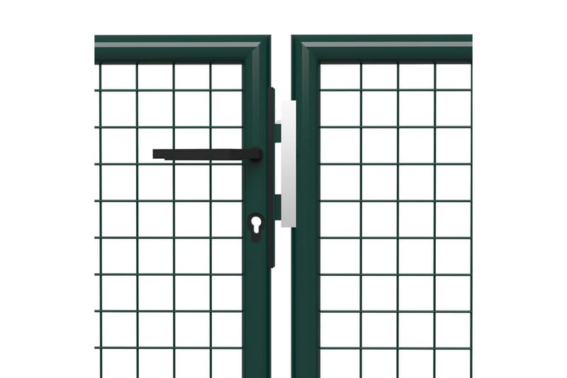 Hageport stål 400x75 cm grønn - grønn - Hus & oppussing - Innsynsbeskyttelse & innhegning - Port