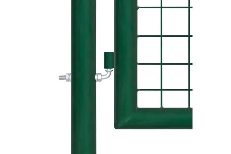 Nettinghageport stål 400x125 cm grønn - Hus & oppussing - Innsynsbeskyttelse & innhegning - Port