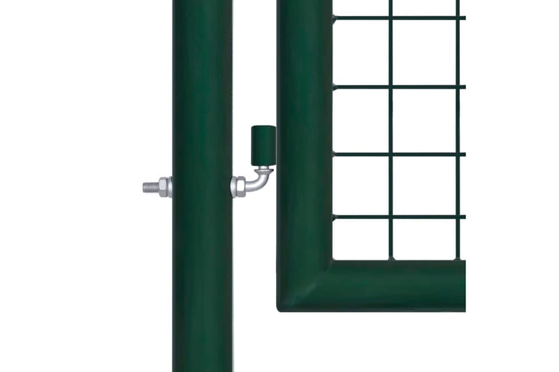 Hageport stål 100x125 cm grønn - Smijernsport & jernport - Grind utendørs