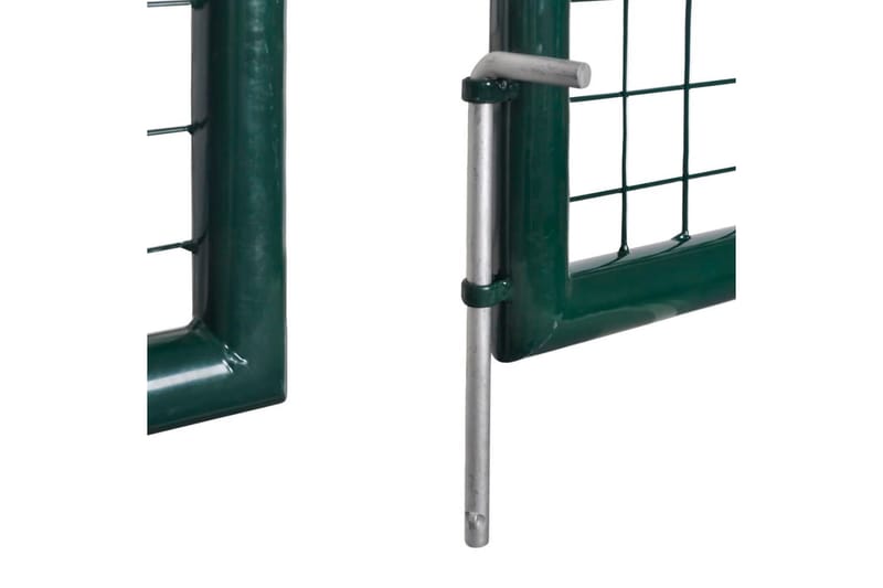 Hageport stål 306x175 cm grønn - Smijernsport & jernport - Grind utendørs
