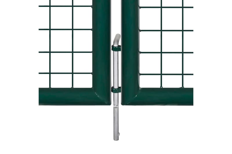Hageport stål 306x175 cm grønn - Smijernsport & jernport - Grind utendørs