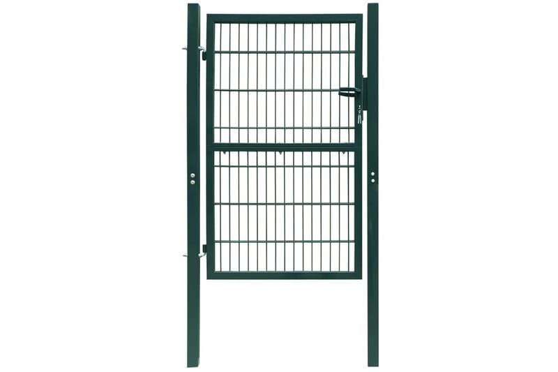 2D hageport (enkel) grønn 106 x 210 cm - Hus & oppussing - Innsynsbeskyttelse & innhegning - Port