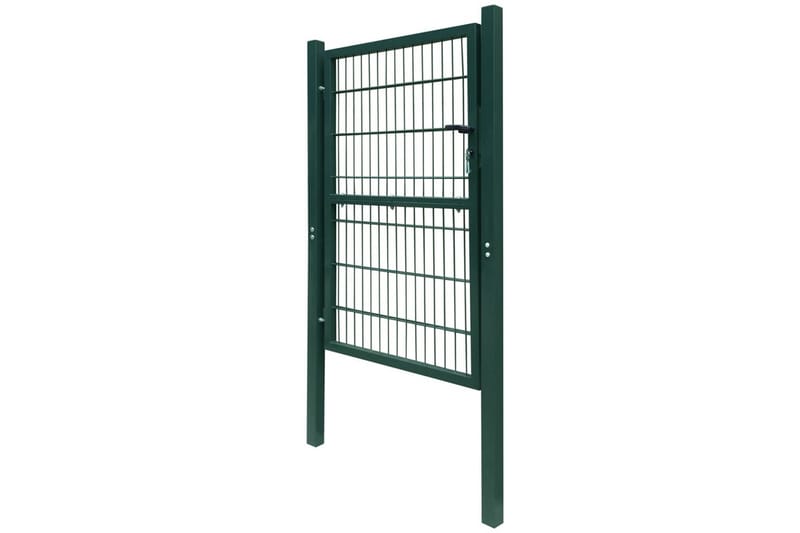2D hageport (enkel) grønn 106 x 210 cm - Hus & oppussing - Innsynsbeskyttelse & innhegning - Port