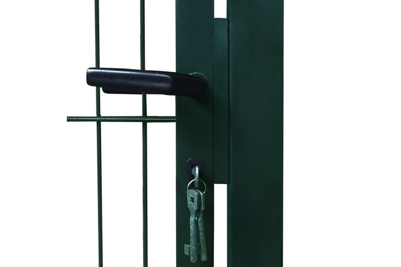 2D hageport (enkel) grønn 106 x 210 cm - Hus & oppussing - Innsynsbeskyttelse & innhegning - Port