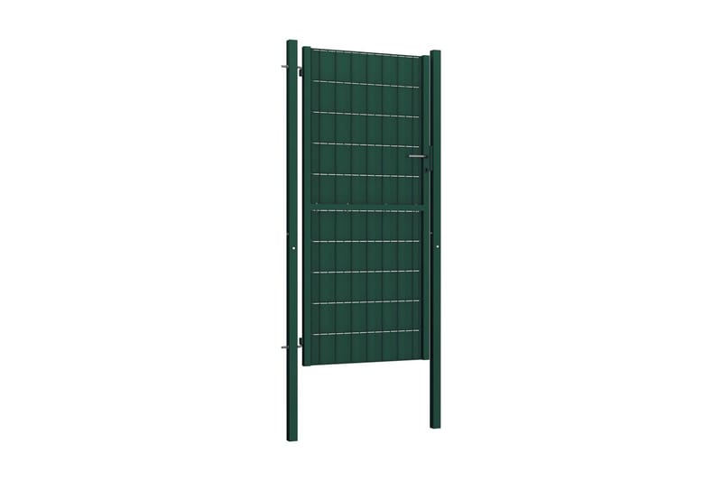 Hageport stål 100x124 cm grønn - Hus & oppussing - Innsynsbeskyttelse & innhegning - Port