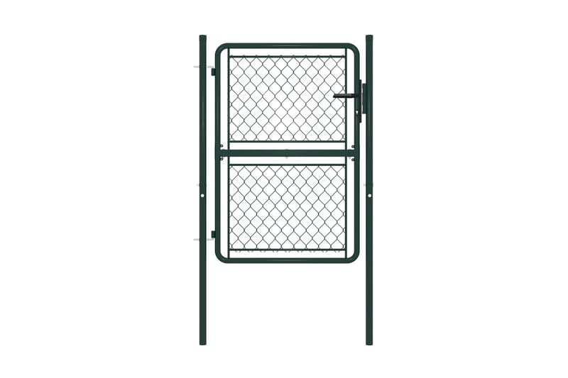 Hageport stål 100x125 cm grønn - Hus & oppussing - Innsynsbeskyttelse & innhegning - Port