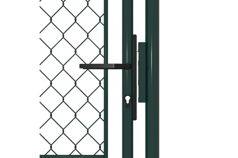 Hageport stål 100x125 cm grønn - Hus & oppussing - Innsynsbeskyttelse & innhegning - Port