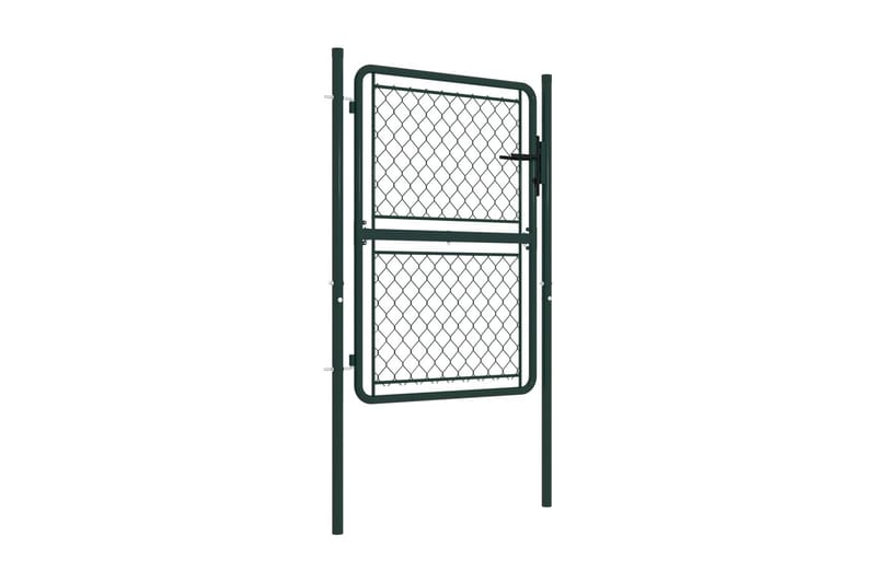 Hageport stål 100x150 cm grønn - Hus & oppussing - Innsynsbeskyttelse & innhegning - Port