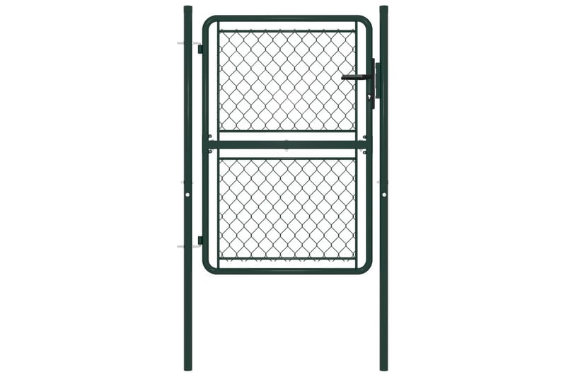 Hageport stål 100x150 cm grønn - Hus & oppussing - Innsynsbeskyttelse & innhegning - Port
