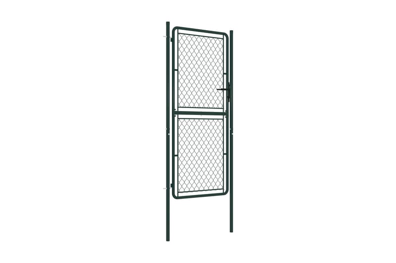 Hageport stål 100x175 cm grønn - Hus & oppussing - Innsynsbeskyttelse & innhegning - Port