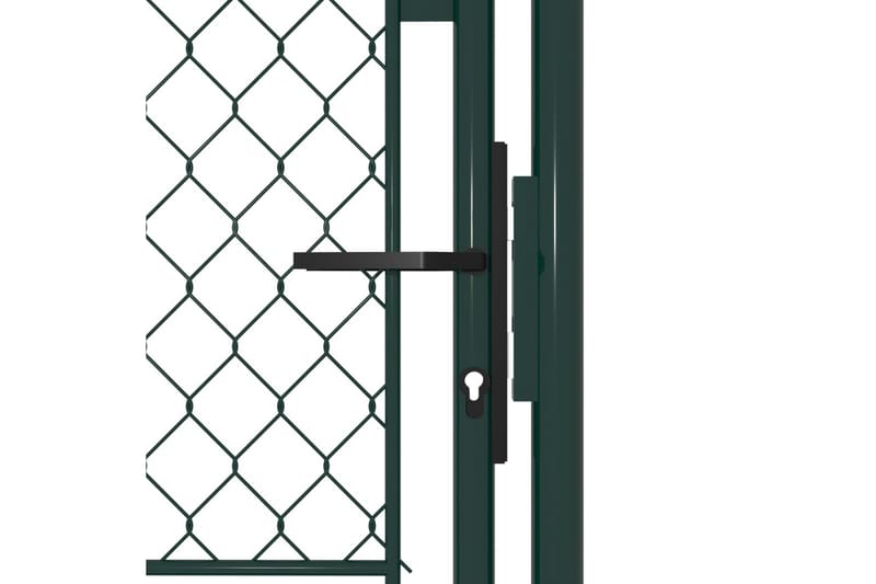 Hageport stål 100x175 cm grønn - Hus & oppussing - Innsynsbeskyttelse & innhegning - Port