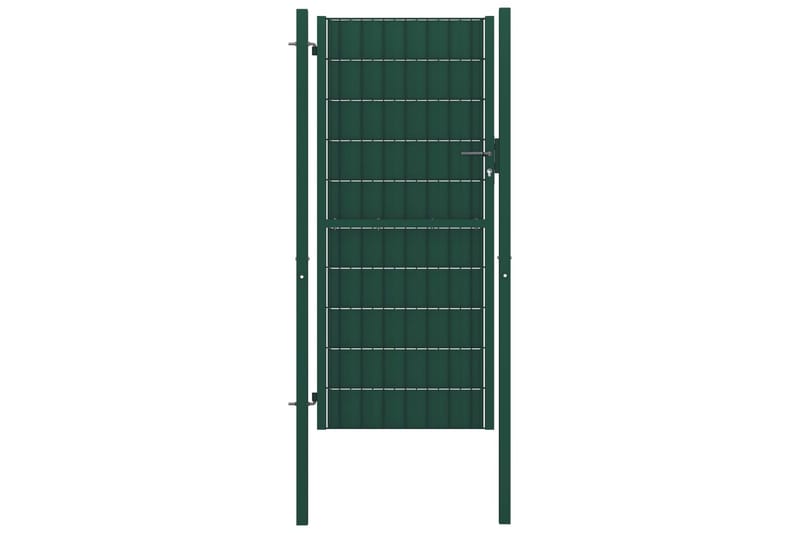 Hageport stål 100x204 cm grønn - Hus & oppussing - Innsynsbeskyttelse & innhegning - Port